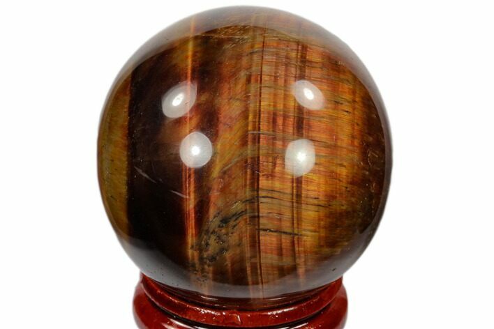 Polished Red Tiger's Eye Sphere - South Africa #116079